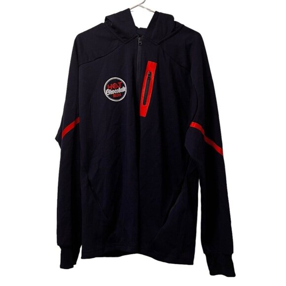 Hot Chocolate Run (Atlanta) Men’s Jacket / Zip Hoodie Size Large Athletic Preppy - Picture 1 of 16